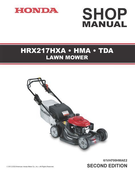 HONDA HRX217 SHOP MANUAL PDF Ebook Doc