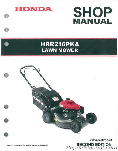 HONDA LAWN MOWER SHOP MANUAL DOWNLOAD Ebook Doc