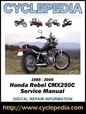HONDA REBEL 250 SERVICE MANUAL DOWNLOAD Ebook Kindle Editon