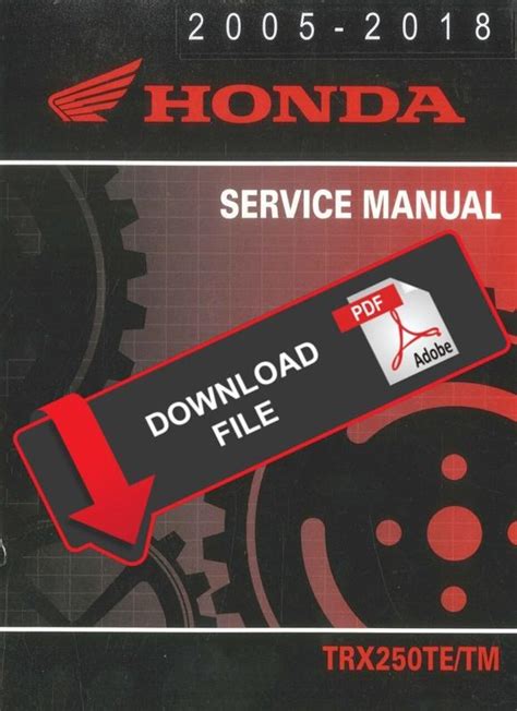 HONDA RECON SERVICE MANUAL FREE Ebook Ebook Doc