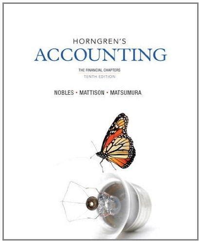 HORNGREN ACCOUNTING 10TH EDITION ANSW Ebook PDF