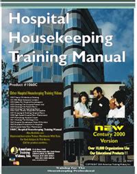 HOSPITAL HOUSEKEEPING TRAINING MANUAL Ebook PDF