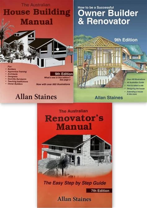 HOUSE BUILDING MANUAL BY ALLAN STAINES Ebook Kindle Editon