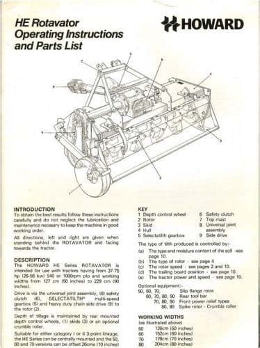 HOWARD YEOMAN ROTAVATOR MANUAL Ebook Reader