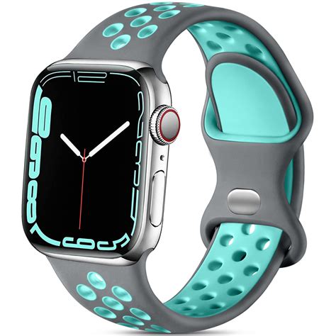 HOWILL Silicone Replacement Iwatch turquoise Reader