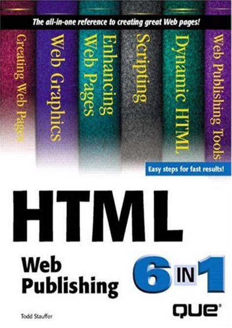 HTML Web Publishing 6-in-1 Techniques for World Class Competition PDF