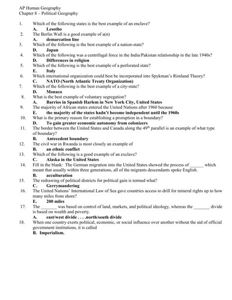 HUMAN GEOGRAPHY KEY ISSUE PACKET ANSWERS Ebook Epub