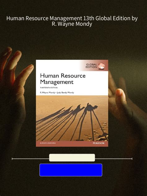 HUMAN RESOURCE MANAGEMENT 13TH EDITION MONDY Ebook Reader