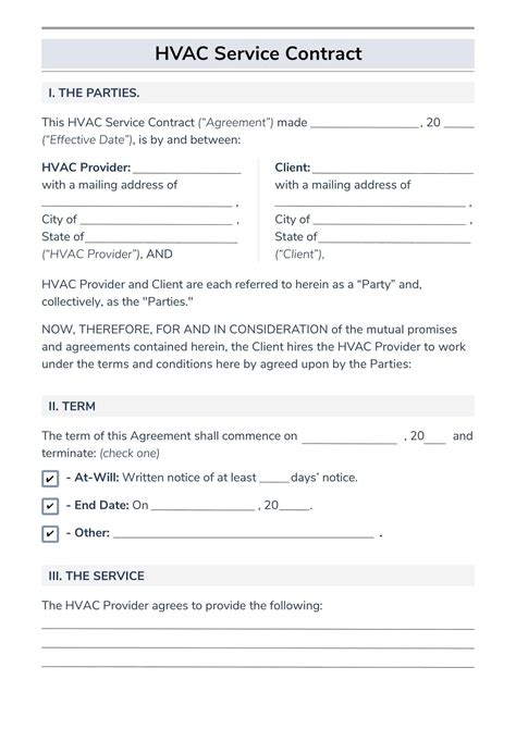 HVAC ANNUAL MAINTENANCE CONTRACT SAMPLE Ebook Kindle Editon