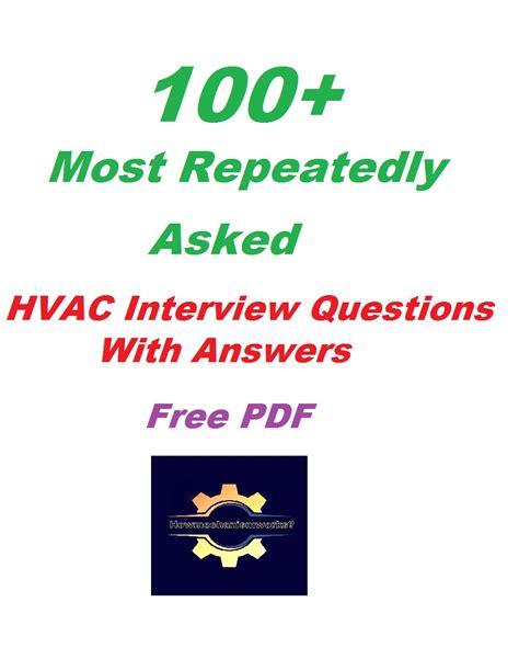 HVAC INTERVIEW QUESTIONS AND ANSWERS Ebook Epub