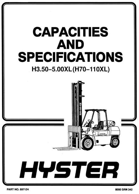 HYSTER H80XL SERVICE MANUAL Ebook Doc