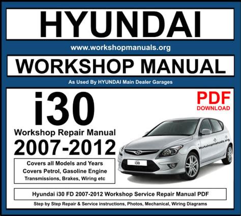 HYUNDAI I30 DIESEL WORKSHOP MANUAL Ebook Reader