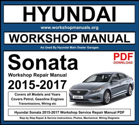 HYUNDAI SONATA REPAIR MANUAL PDF Ebook PDF