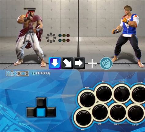 Hadoken Motion (Quarter-Circle Forward):