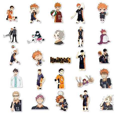 Haikyuu Stickers Printable