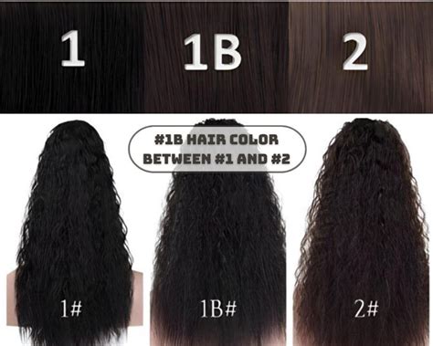 Hair Color 1b for Fair Skin