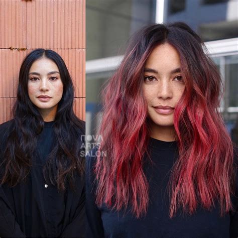 Hair Color Transformation: From Black to a Kaleidoscope of Shades