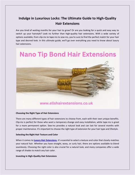 Hair Extensions Human Hair: The Ultimate Guide to Luxurious Locks