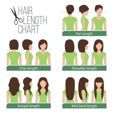 Hair Length Chart For Women