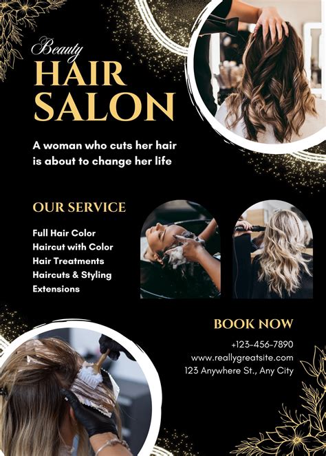 Hair Salon Flyer Template