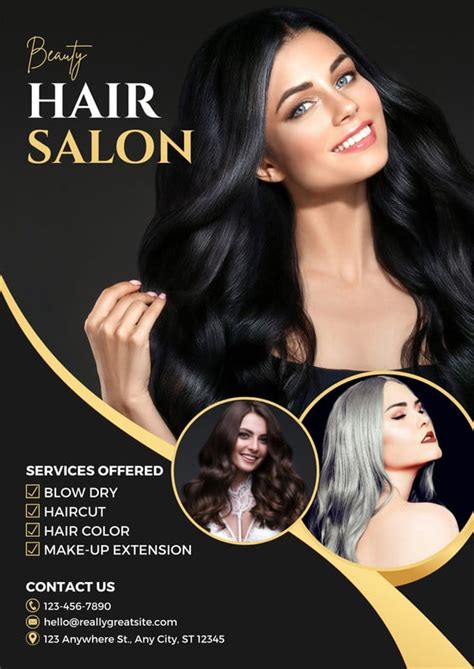 Hair Salon Flyer Templates Free