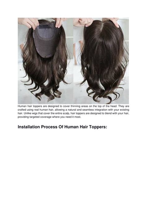 Hair Toppers Human Hair: Transform Your Look with Natural Elegance