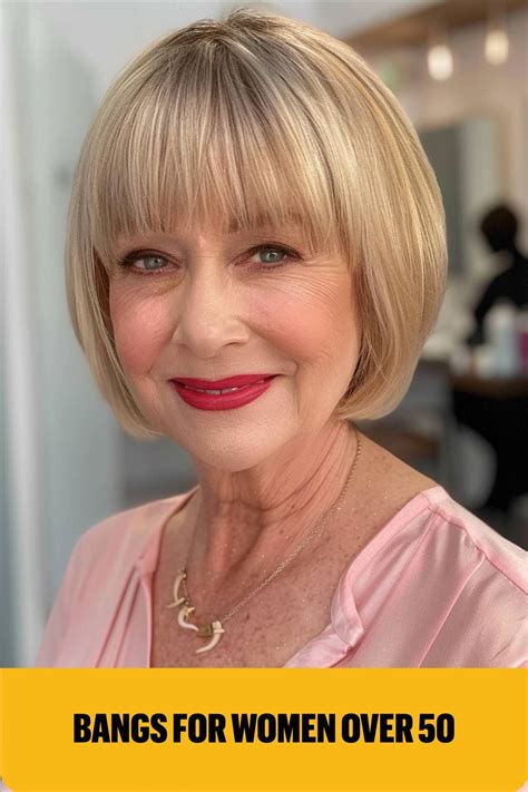 Haircuts with Bangs for Women Over 50: A Timeless Style