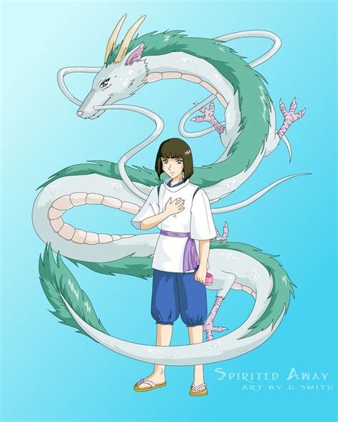 Haku's Mystical Transformation: A Comprehensive Design Exploration Inspired by Spirited Away