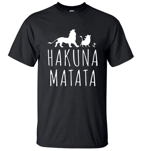 Hakuna Matata T-Shirt: A Symbol of Carefree Living