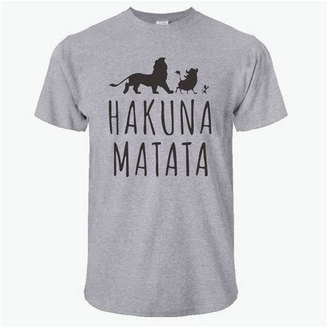 Hakuna Matata T-Shirts: A Symbol of Carefree Living