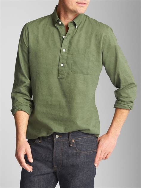 Half Button Down Long Sleeve Shirts: The Perfect Blend of Casual and Class