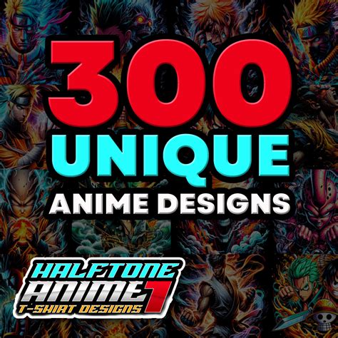 Halftone Anime Shirts: A Visual Treat for Anime Enthusiasts