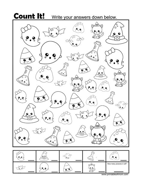 Halloween Activity Worksheets Printable