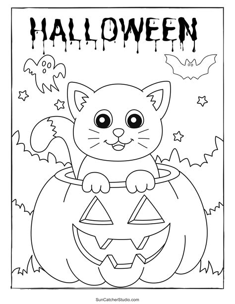 Halloween Coloring Printables