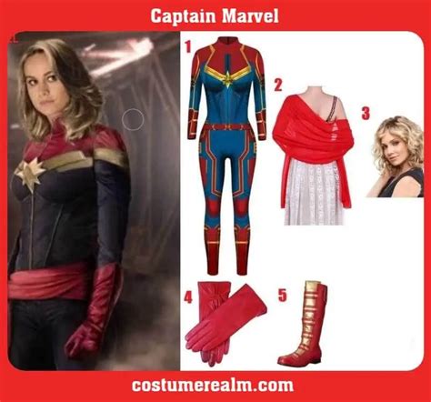 Halloween Costumes Captain Marvel: Embracing the Cosmic Defender