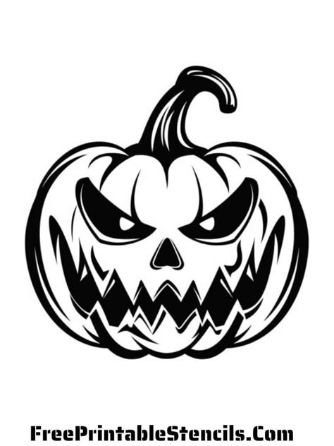 Halloween Pumpkin Stencil Printable