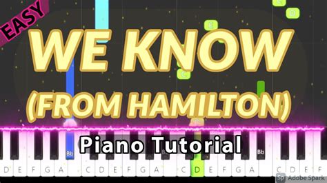 Hamilton Easy Piano PDF