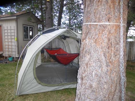 Hammock Inside a Tent