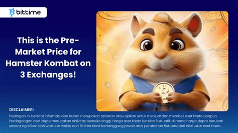 Hamster Pre Market Price: A Comprehensive Overview