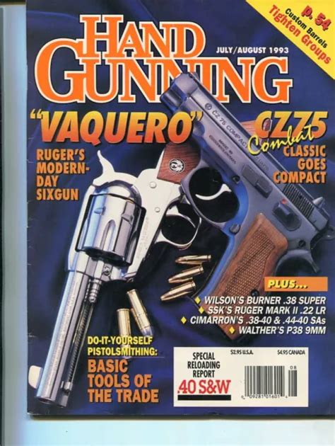 Hand Gunning magazine, July/August 1994 Ebook PDF