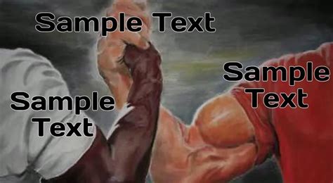 Hand Shake Meme Template