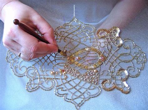 Hand beading: