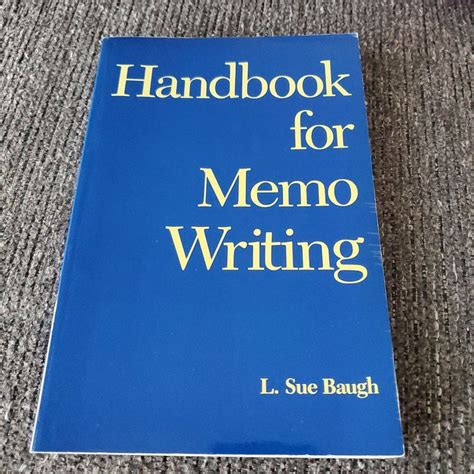 Handbook for Memo Writing PDF