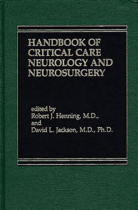 Handbook of Acute Critical Care Neurology Epub