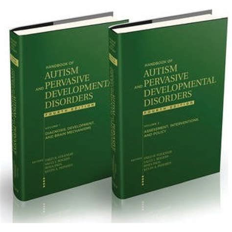 Handbook of Autism and Pervasive Developmental Disorders Two Volume Set Reader