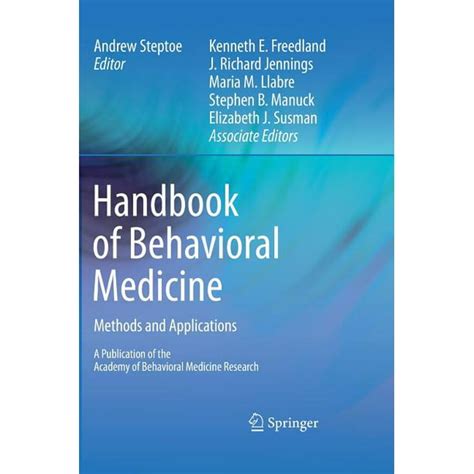 Handbook of Behavioral Medicine Methods and Applications 1 Ed. 10 PDF