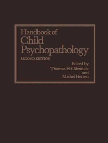 Handbook of Child Psychopathology PDF