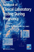 Handbook of Clinical Laboratory Testing During Pregnancy 1st Edition PDF