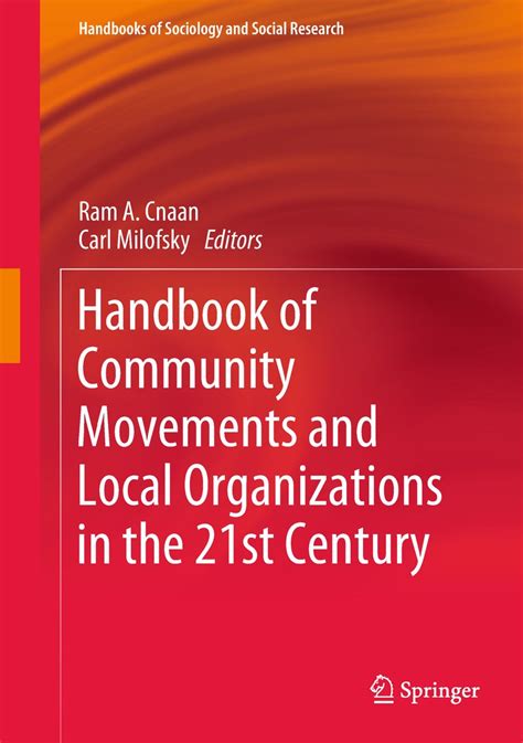 Handbook of Community Movements and Local Organizations 1st Edition Reader