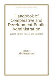Handbook of Comparative and Development Public Administration PDF